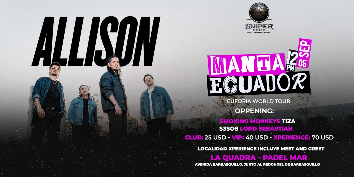 ALLISON TOUR EUFORIA 2026 MANTA