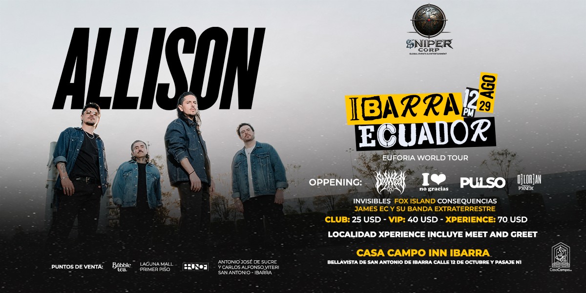 ALLISON TOUR EUFORIA 2026 IBARRA