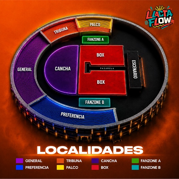 Mapa del evento