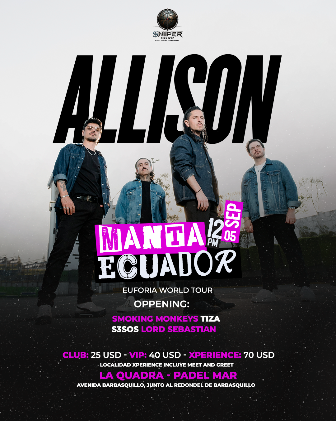 Mapa del evento