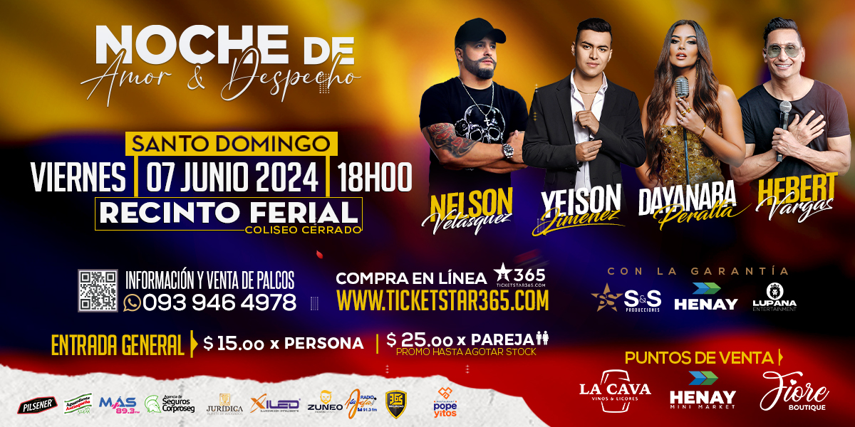NOCHE DE AMOR Y DESPECHO STO. DOMINGO