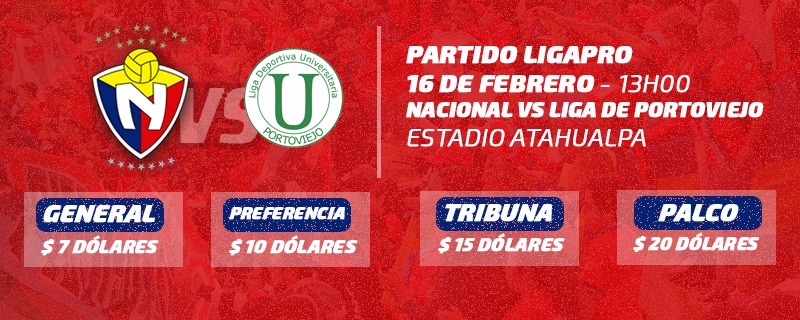 El Nacional Vs Liga de Portoviejo