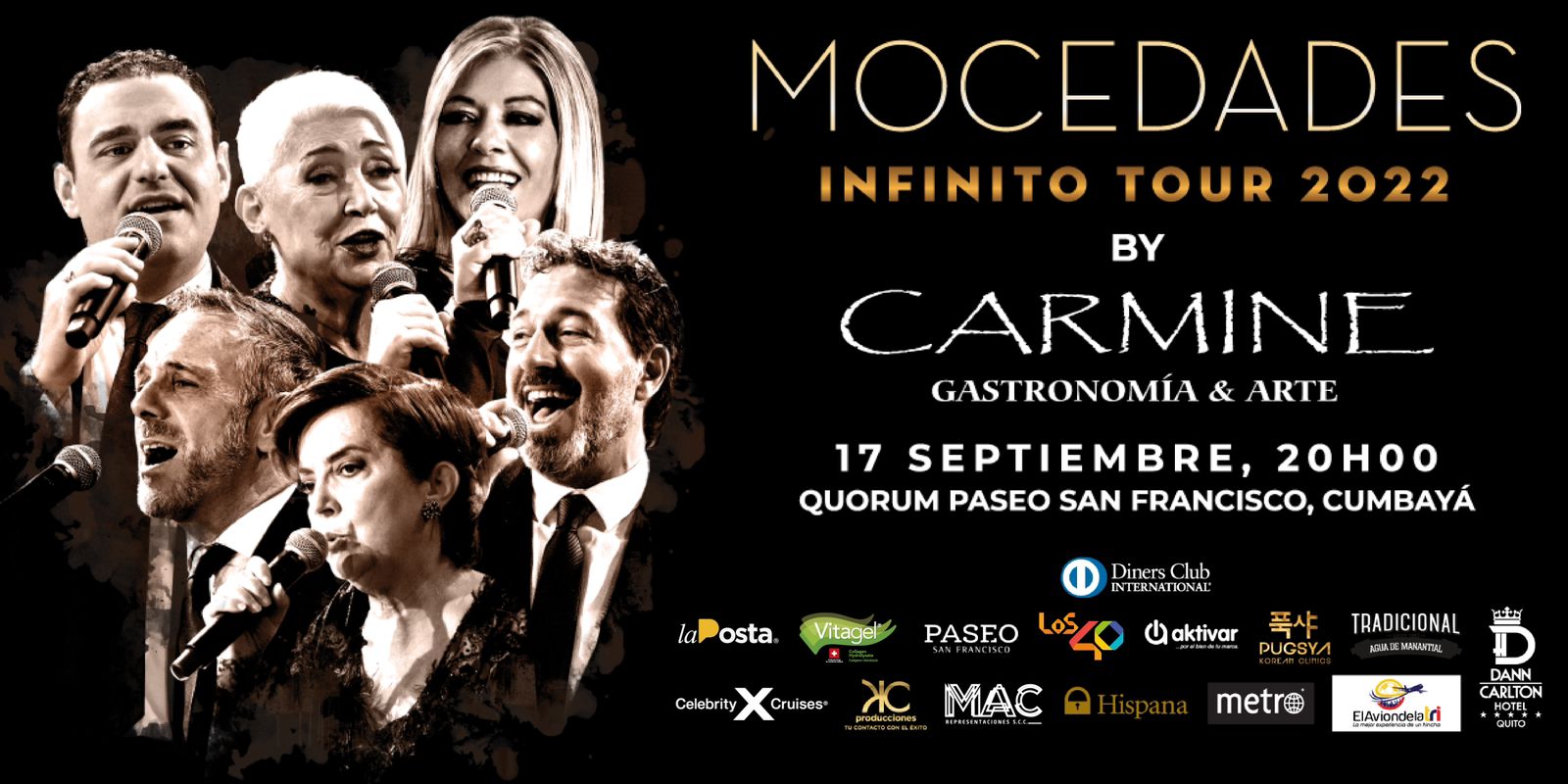 MOCEDADES INFINITO TOUR 2022